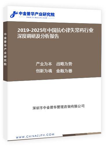 2019-2025年中國抗心律失常藥行業(yè)深度調(diào)研及分析報(bào)告